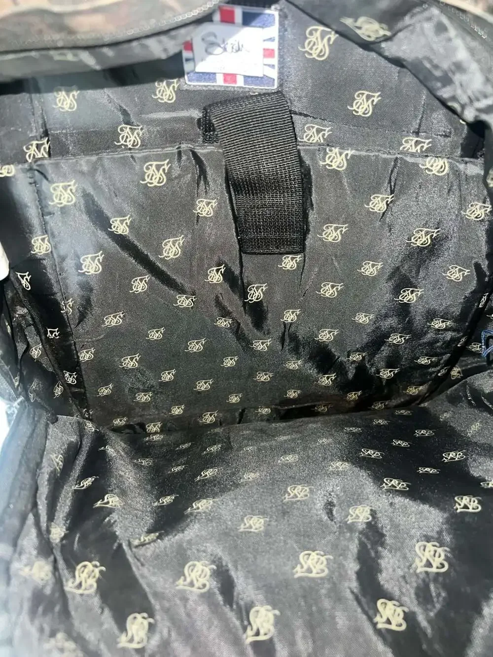 SikSilk Camo Print Unisex Everyday Backpack with Black Logo Detail